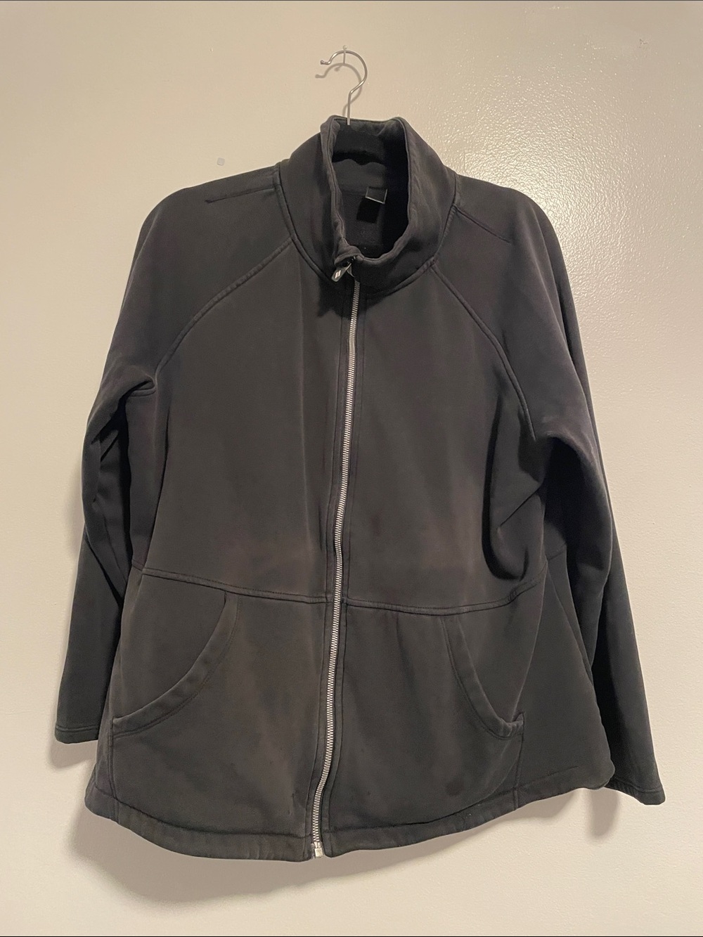 Skechers Black Full-Zip Fleece Jacket Size Unk - May be an XL